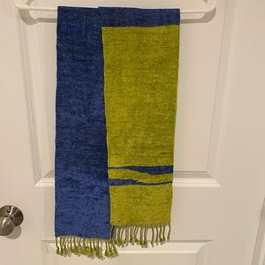 Handwoven chenille scarf
